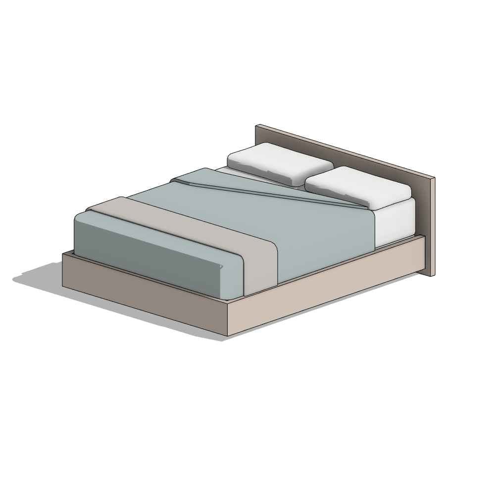 BIMcraftHQ - Furniture - Adjustable Bed