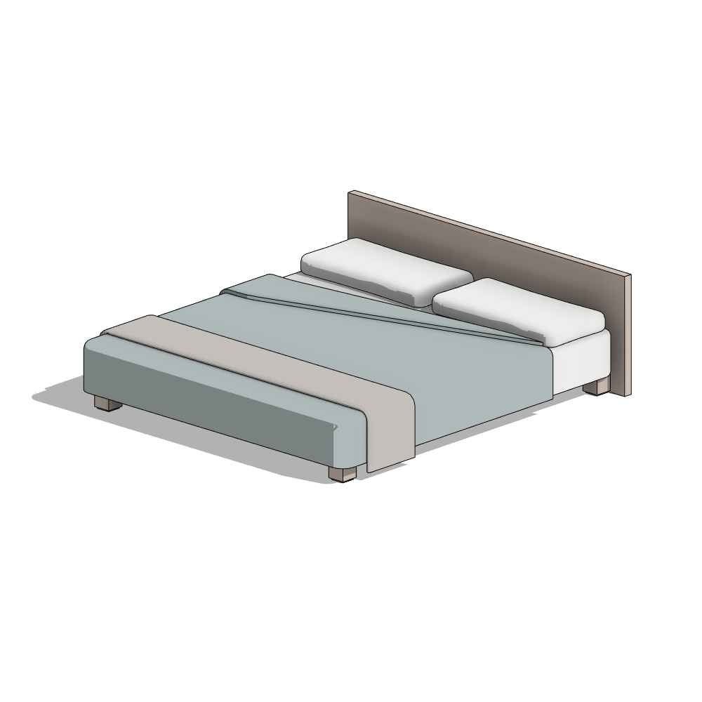 BIMcraftHQ - Furniture - Adjustable Bed