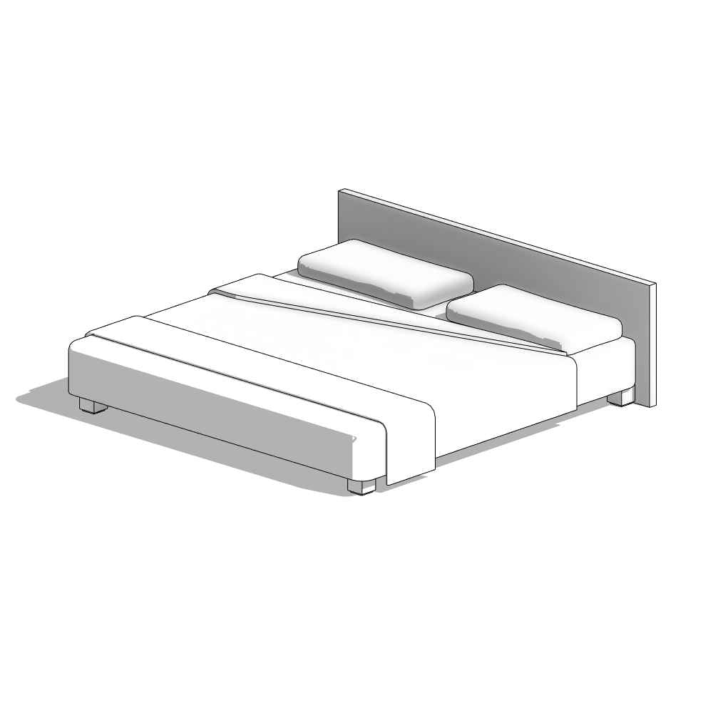 BIMcraftHQ - Furniture - Adjustable Bed