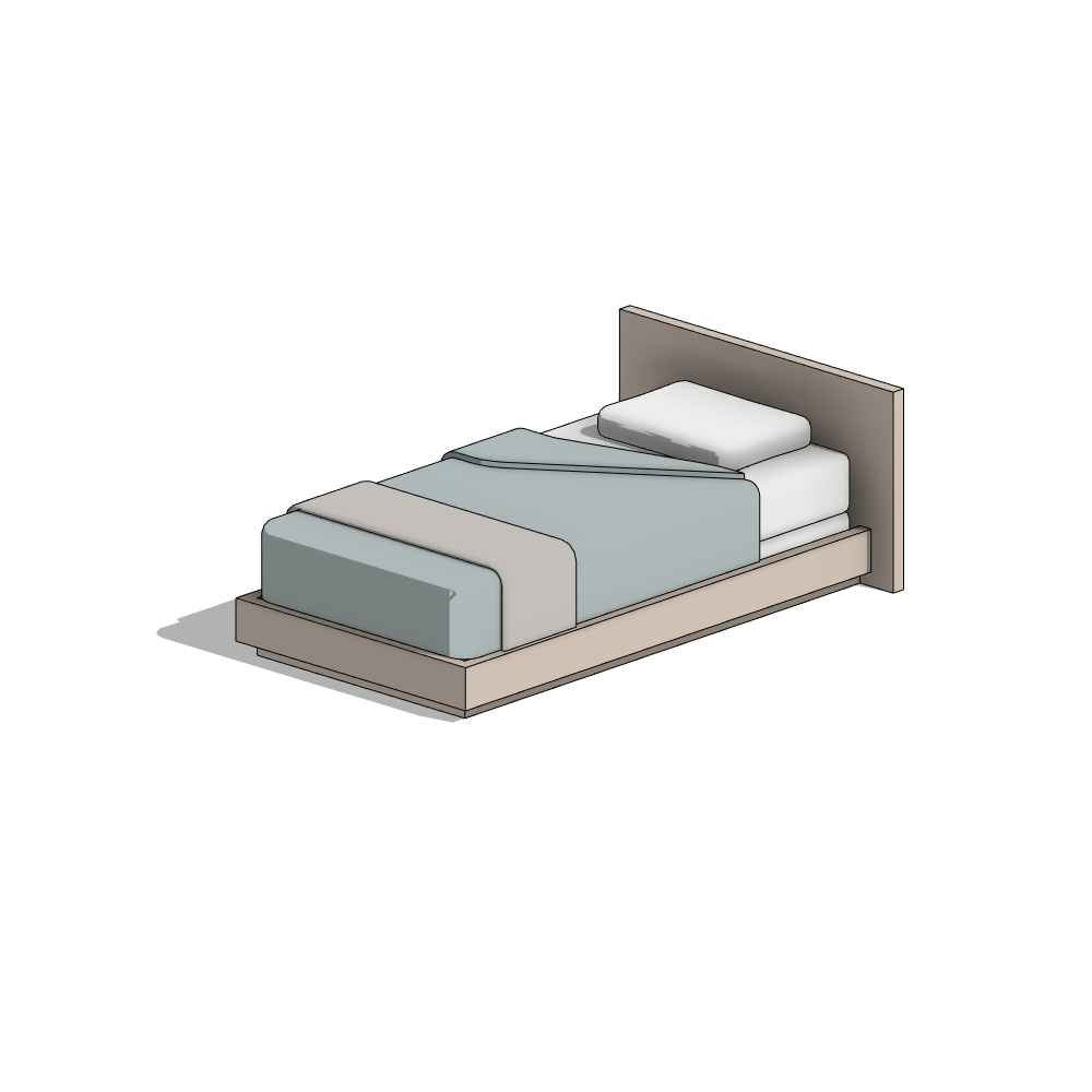 BIMcraftHQ - Furniture - Adjustable Bed